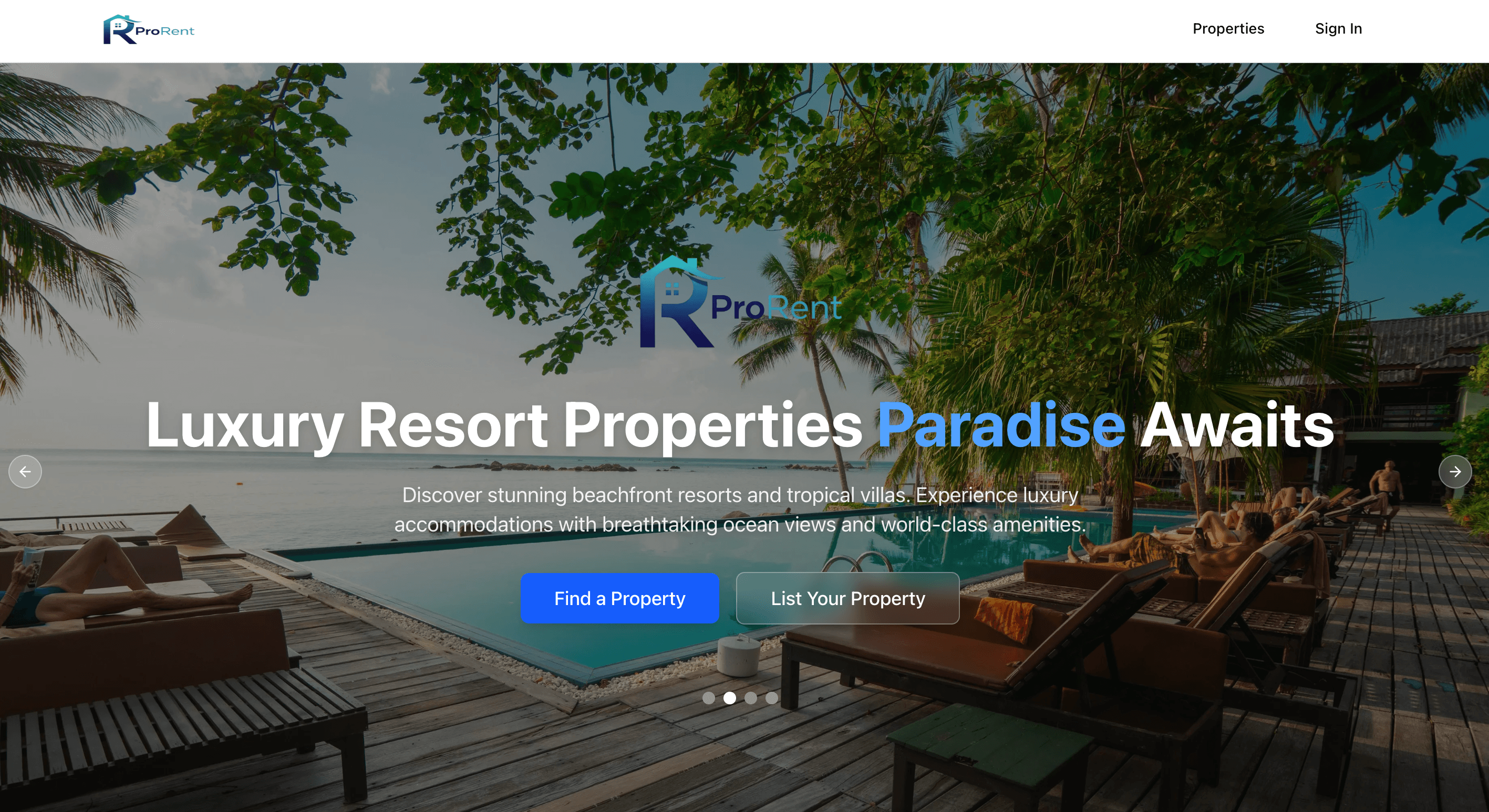 Property Renting Platform screenshot